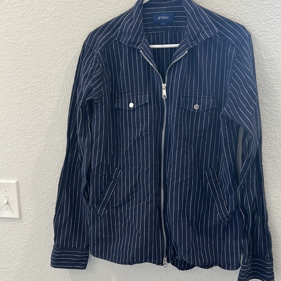 Eton zippered shirt size medium - Picture 3 of 4